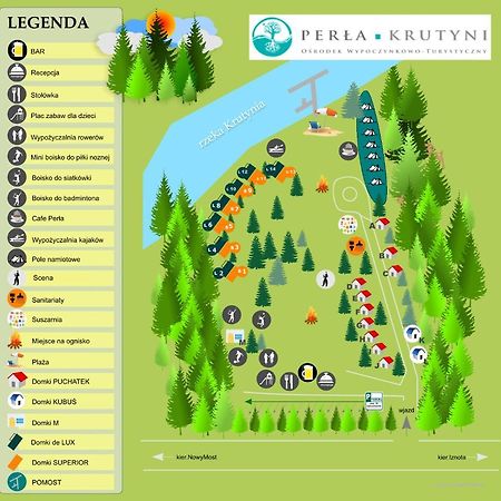 Osrodek Wypoczynkowo-Turystyczny Perla Krutyni Hotell Nowy Most Eksteriør bilde
